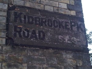 Kidbrooke Park Road - old sign