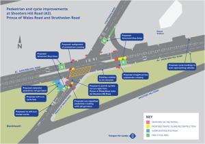 Shooters Hil Road-stratheden road proposal map 2014